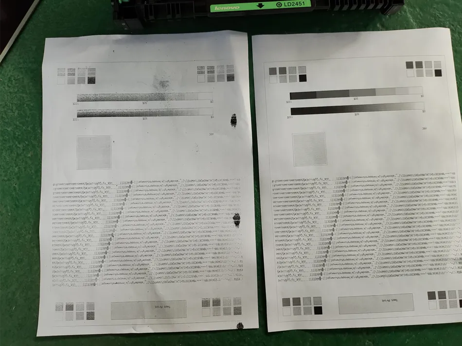 某公司打印机打印效果异常维护