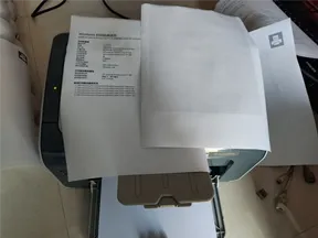 某公司HP打印机打印异响/效果异常维修