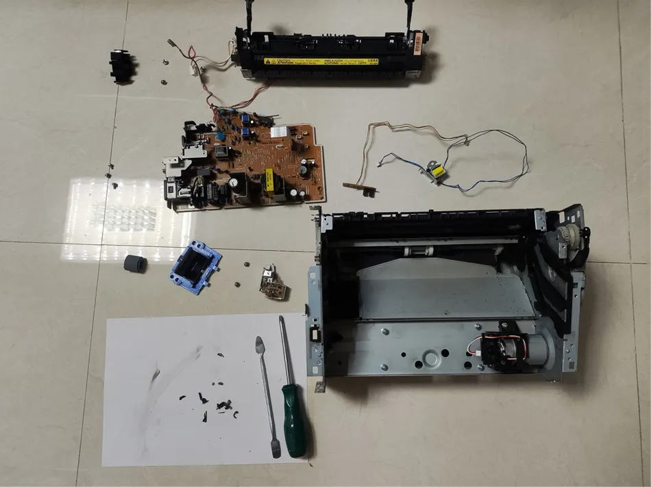 惠普M1216更换定影及大保养