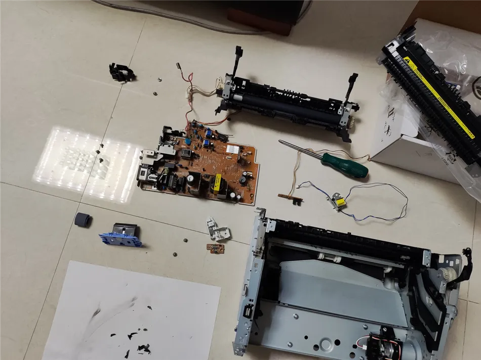 惠普M1216更换定影及大保养