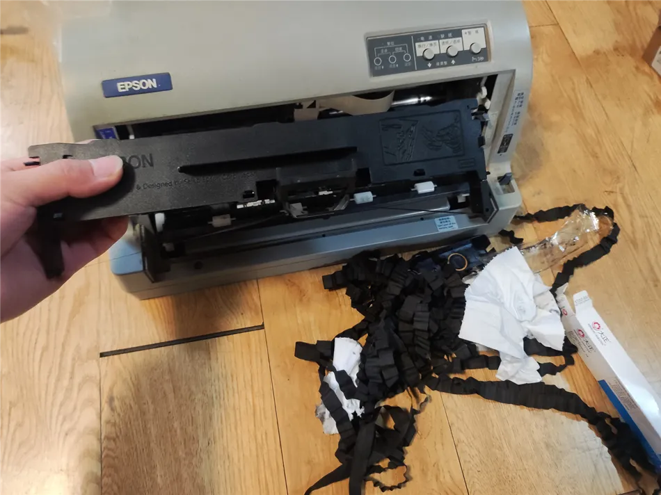 爱普生针式打印机换针头