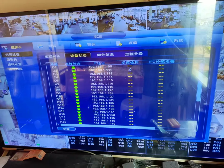 某工厂摄像头点位故障维修