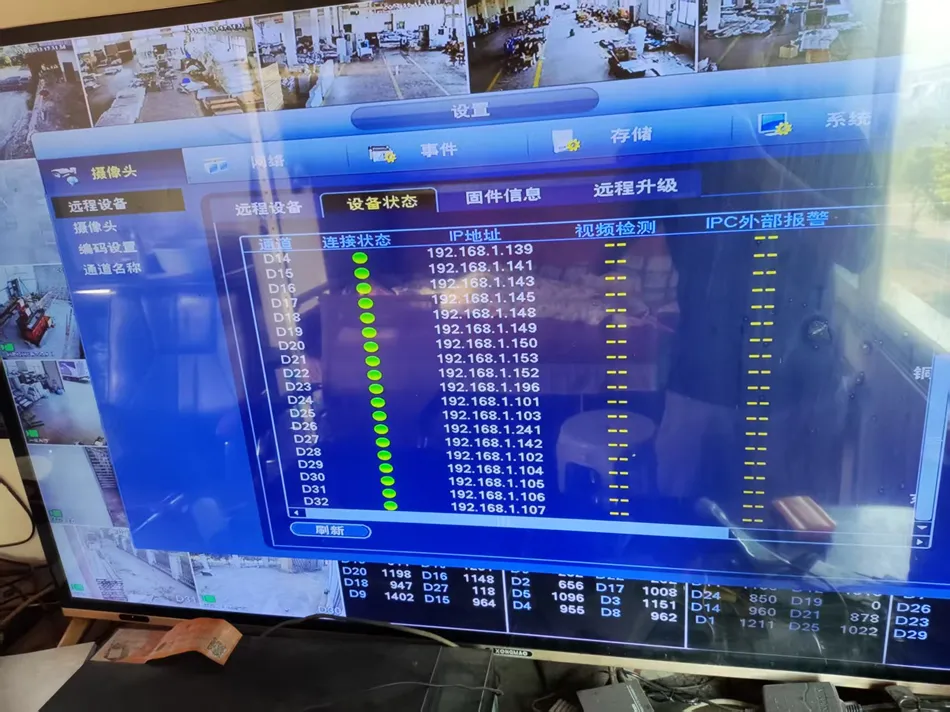 某工厂摄像头点位故障维修