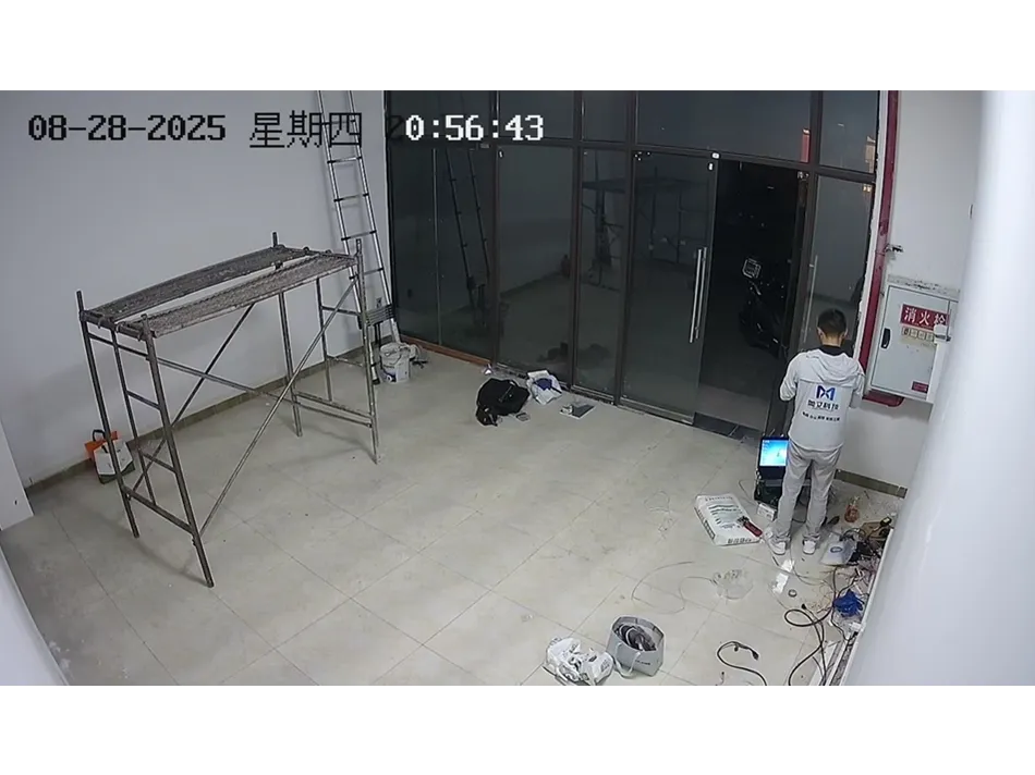 某商铺监控安装及布线工程