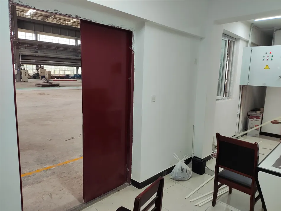 某工厂设备室安装密码门禁