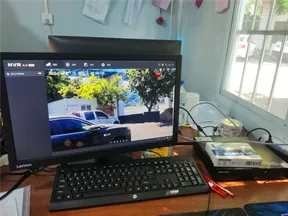某河道护坡工地监控安装