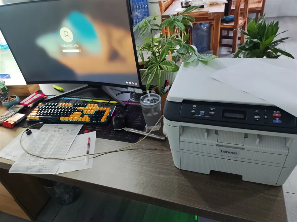 某公司办公室打印机共享